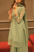 Mint green 3-pcs stitched
