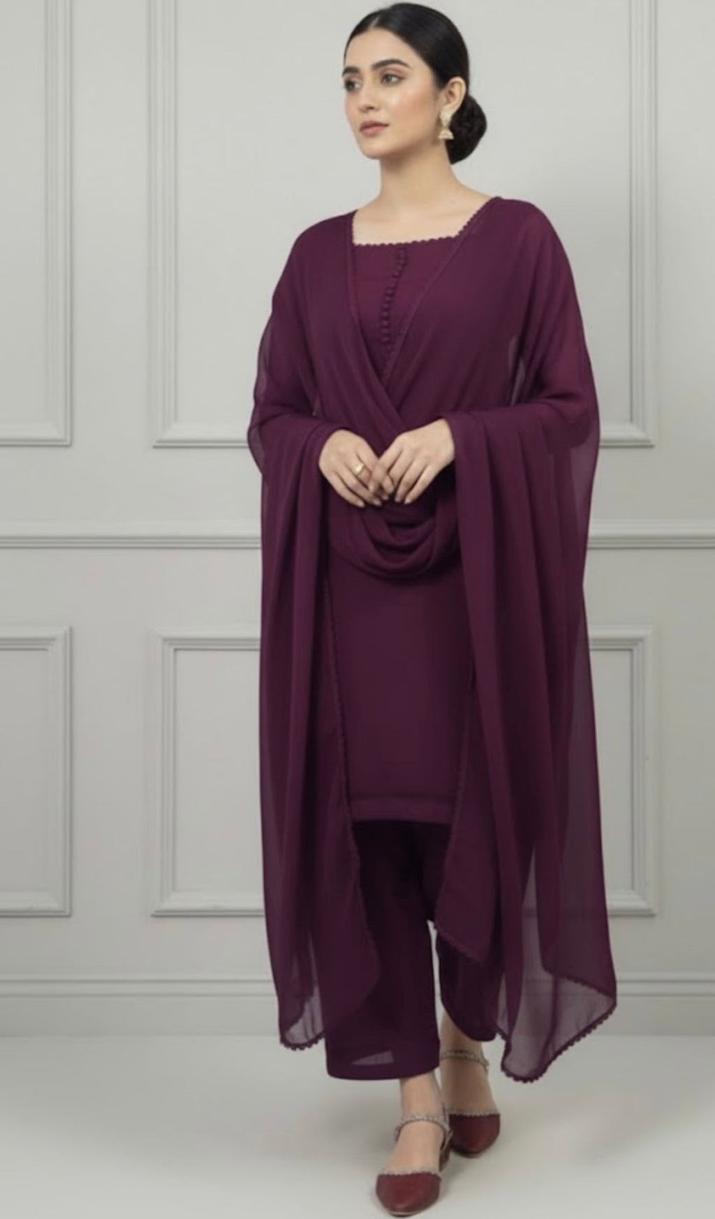 chiffon 3-pcs