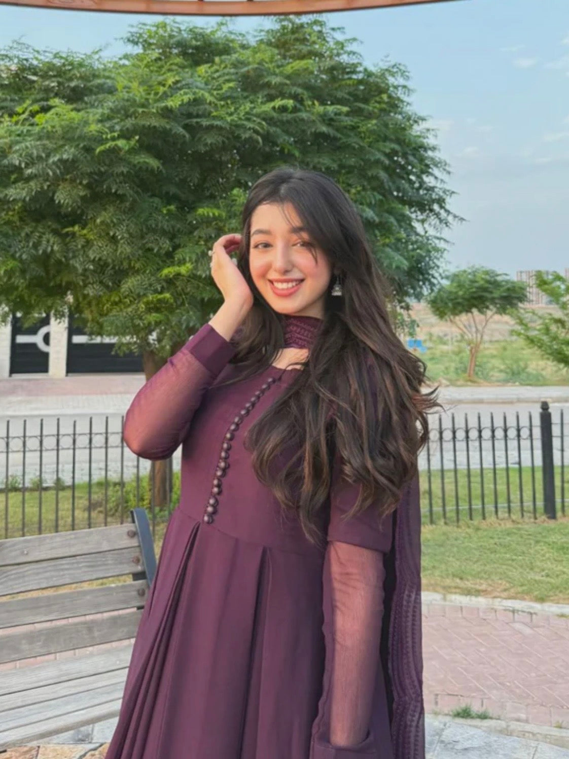 Purple maxi