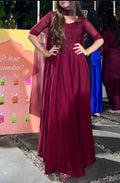 Chiffon anarkali 2-pcs