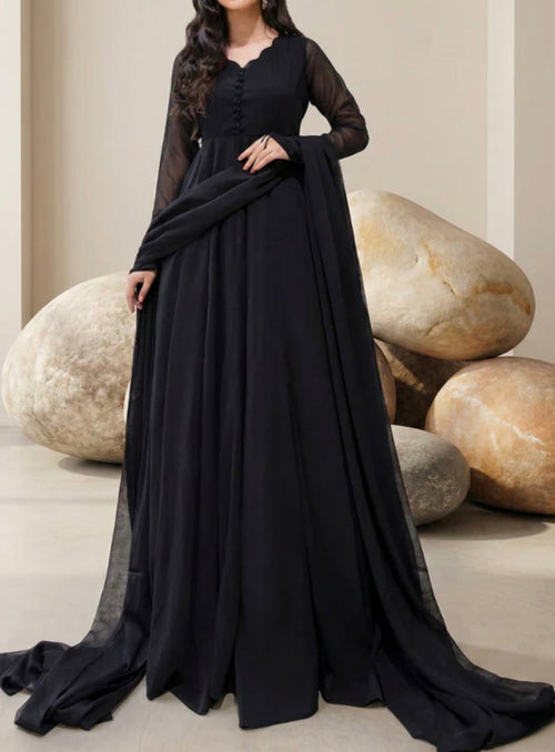 Black anarkali