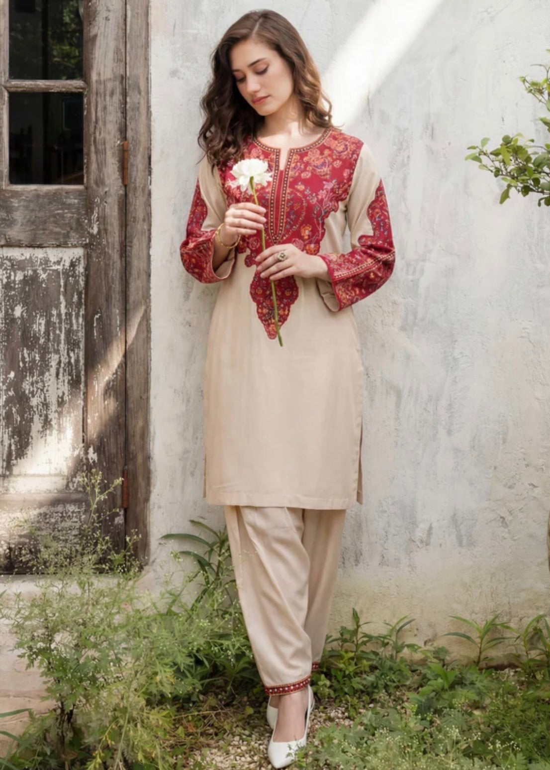 2-pcs stitched