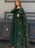 Dark green maxi
