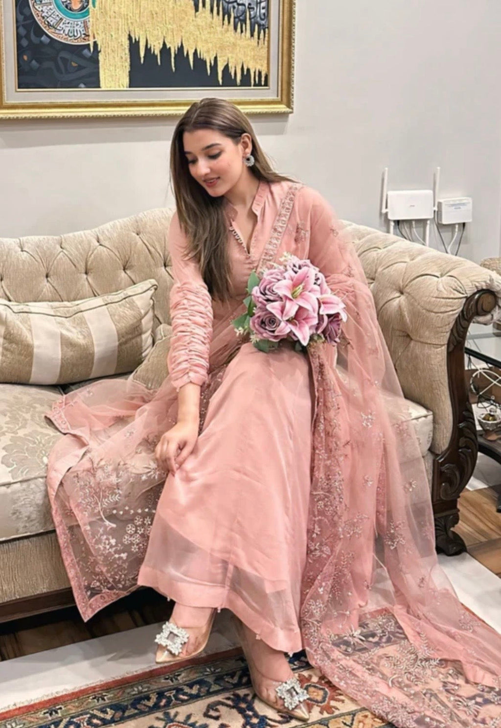 Pastel pink maxi🎀