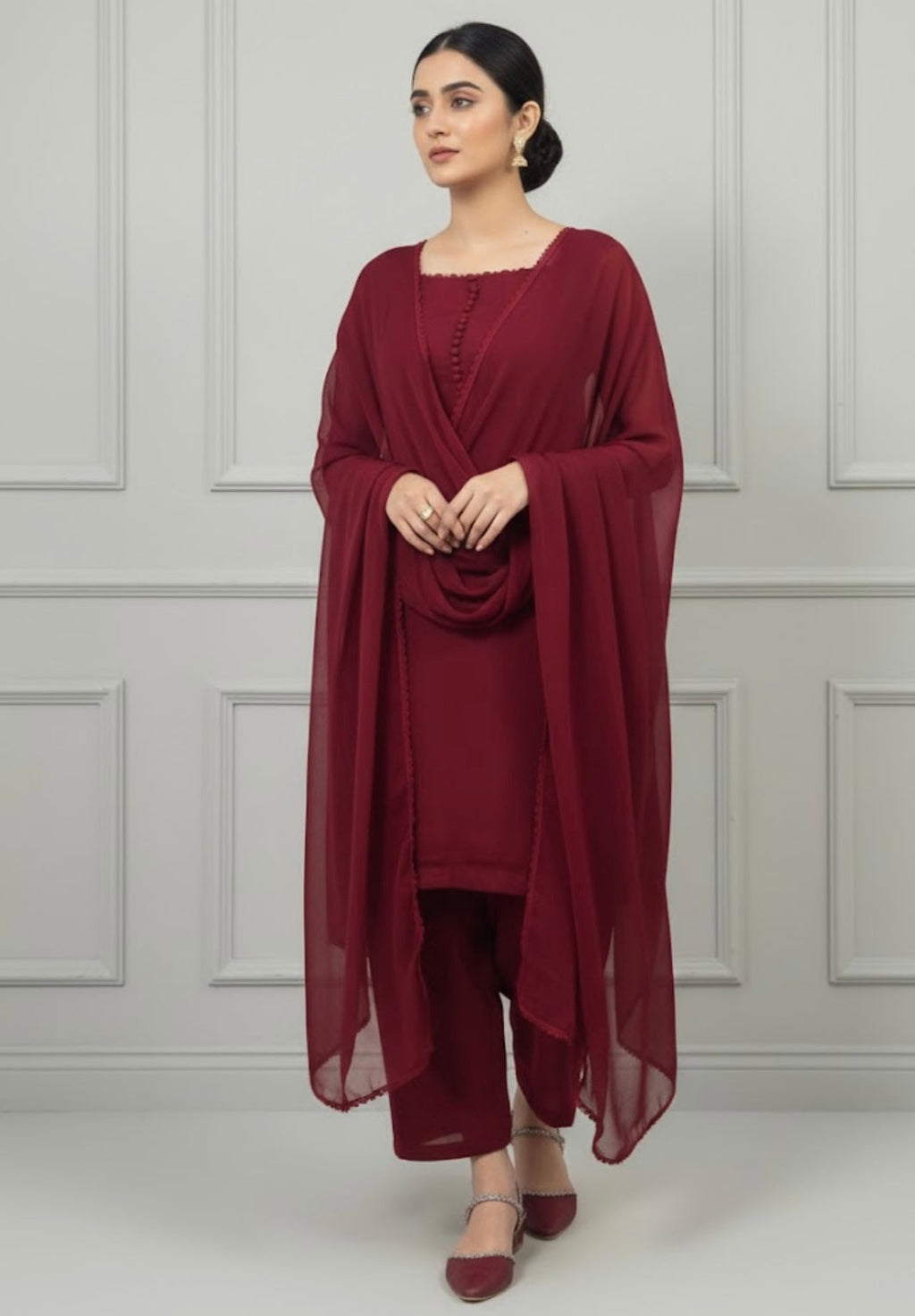 chiffon 3-pcs