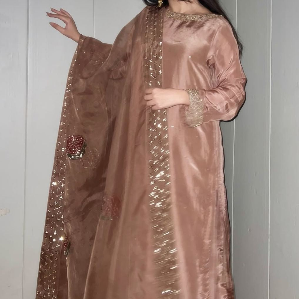 Cotton Silk Fabric / Pure Organza